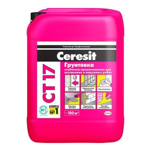 Грунтовка глубокого проникновения Ceresit CT-17 10 л