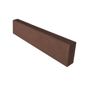 Бордюр садовый ВП 1000*200*80мм 1шт=1м.пог коричневый вибропрессованный