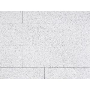 Плита тротуарная «Прямоугольник» 600х300х60 мм, Белый с черным/Стоунмикс