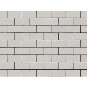 Тротуарная плитка «Брусчатка» 200х100х60 мм, Белый