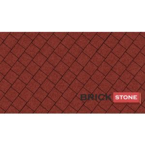 Квадрат 60, КРАСНЫЙ 200*200*60 BRICK STONE монохром