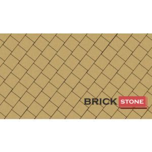 Квадрат 60, ЖЁЛТЫЙ 200*200*60 BRICK STONE монохром