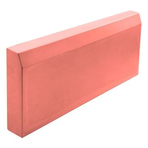 Бордюр садовый 500x210x70мм 1шт=0,5 м.п  красный