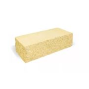 Кирпич BRICKSTONE Желтый (бел.цемент) 225*95*65 РВАНЫЙ УГЛОВОЙ, под 400