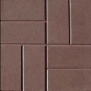 8 КИРПИЧЕЙ 40*40*5см К (6,2шт=1м2) Коричневый штука