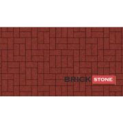 Брусчатка 40, КРАСНЫЙ 200*100*40 BRICK STONE монохром