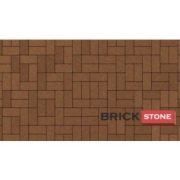 Брусчатка 40, ОРАНЖЕВЫЙ 200*100*40 BRICK STONE монохром