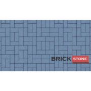 Брусчатка 40, СИНИЙ 200*100*40 BRICK STONE монохром