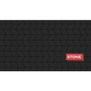 Ромб 60, ЧЁРНЫЙ 342*198*60/342*99*60 BRICK STONE монохром