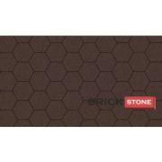 Соты 60, КОРИЧНЕВЫЙ 392*340*60/392*170*60 BRICK STONE монохром