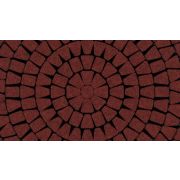 Классико веер 60, КРАСНЫЙ 115*120/48*60,115*103/73*60,115*86*60 BRICK STONE монохром