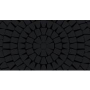 Классико веер 60, ЧЁРНЫЙ 115*120/48*60,115*103/73*60,115*86*60 BRICK STONE монохром