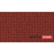 Брусчатка 60, КРАСНЫЙ 200*100*60/100*100*60 BRICK STONE монохром