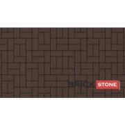 Брусчатка 80, КОРИЧНЕВЫЙ 200*100*80/100*100*80 BRICK STONE монохром